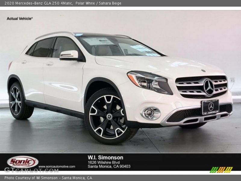 Polar White / Sahara Beige 2020 Mercedes-Benz GLA 250 4Matic