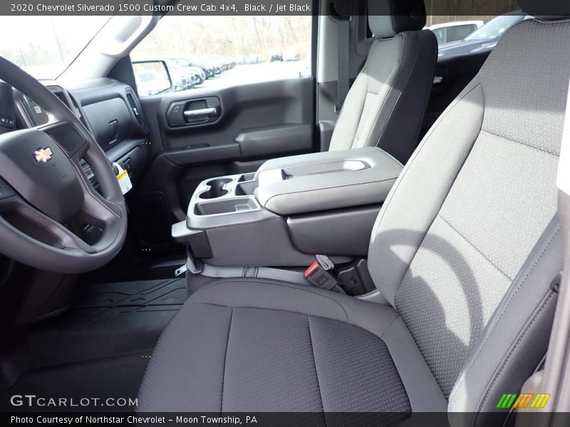 Black / Jet Black 2020 Chevrolet Silverado 1500 Custom Crew Cab 4x4