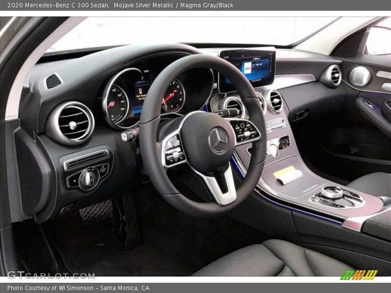 Mojave Silver Metallic / Magma Gray/Black 2020 Mercedes-Benz C 300 Sedan