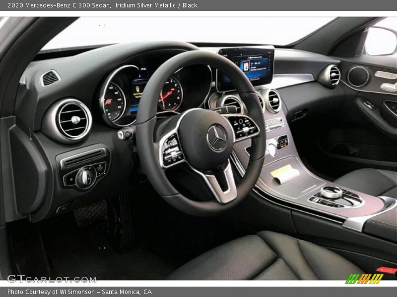 Iridium Silver Metallic / Black 2020 Mercedes-Benz C 300 Sedan