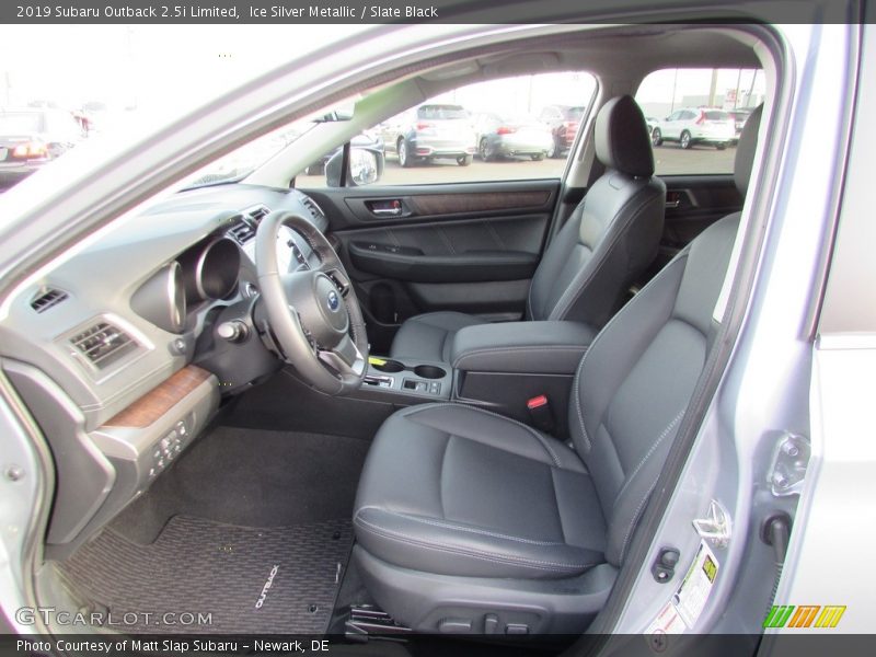 Front Seat of 2019 Outback 2.5i Limited