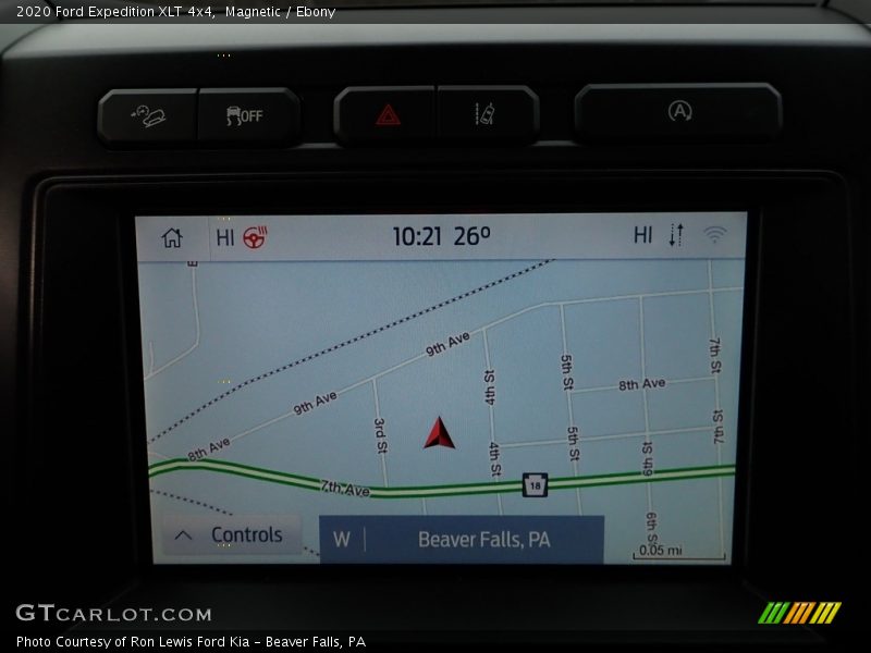 Navigation of 2020 Expedition XLT 4x4