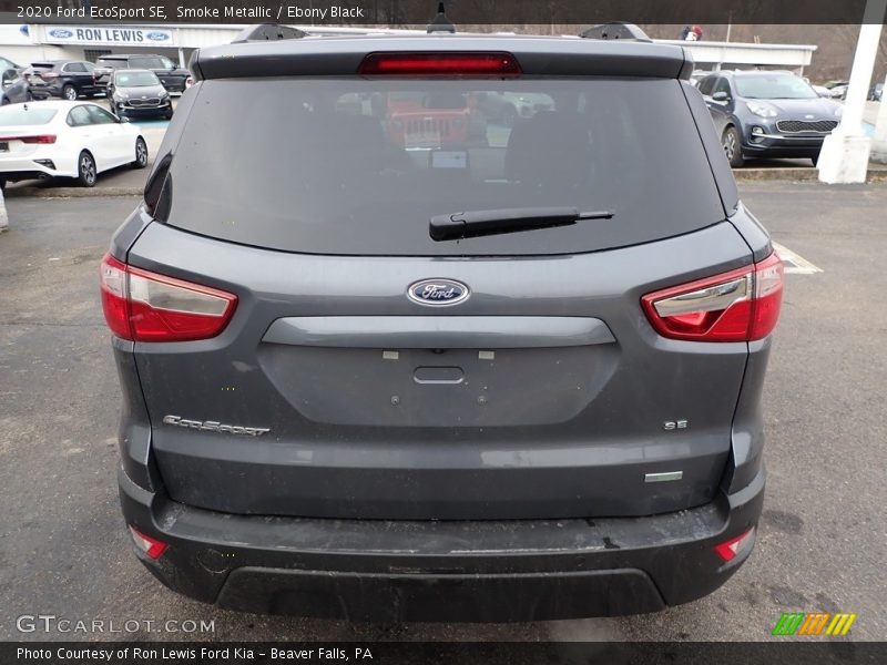 Smoke Metallic / Ebony Black 2020 Ford EcoSport SE
