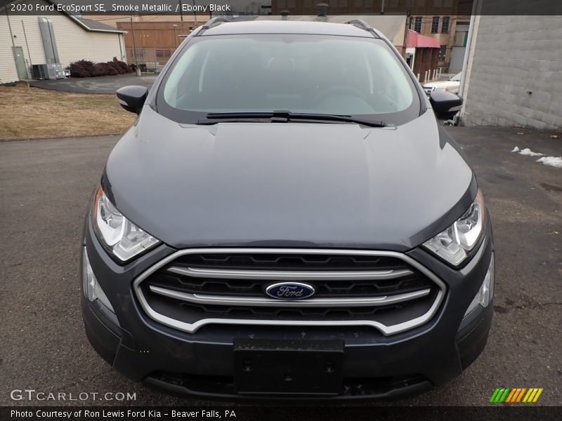 Smoke Metallic / Ebony Black 2020 Ford EcoSport SE