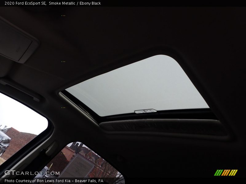 Smoke Metallic / Ebony Black 2020 Ford EcoSport SE