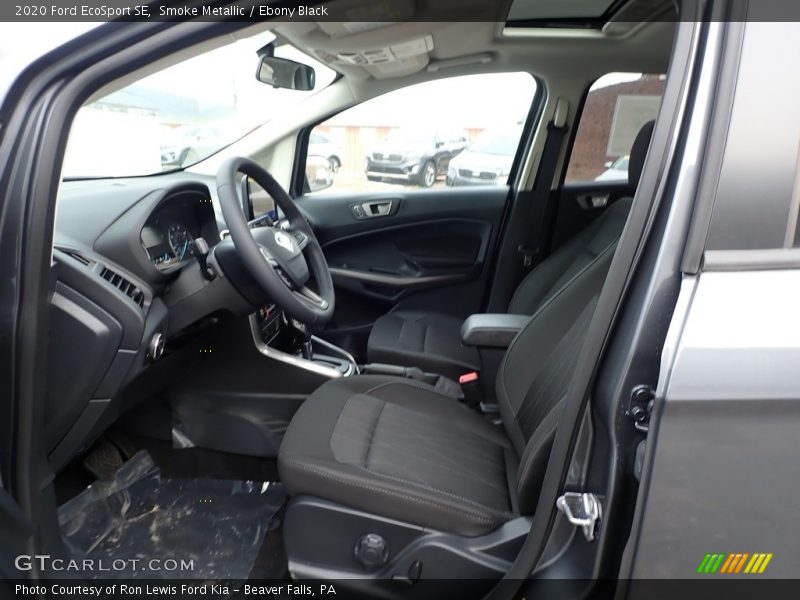 Front Seat of 2020 EcoSport SE