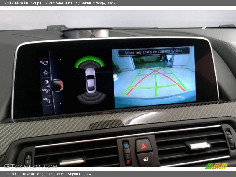 Silverstone Metallic / Sakhir Orange/Black 2017 BMW M6 Coupe