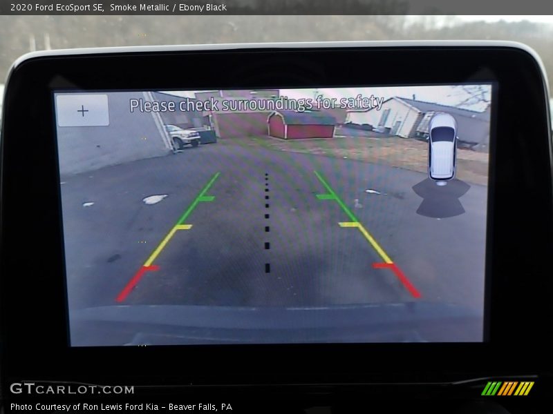 Smoke Metallic / Ebony Black 2020 Ford EcoSport SE
