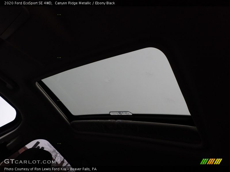 Canyon Ridge Metallic / Ebony Black 2020 Ford EcoSport SE 4WD