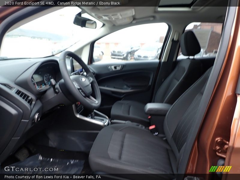 Canyon Ridge Metallic / Ebony Black 2020 Ford EcoSport SE 4WD
