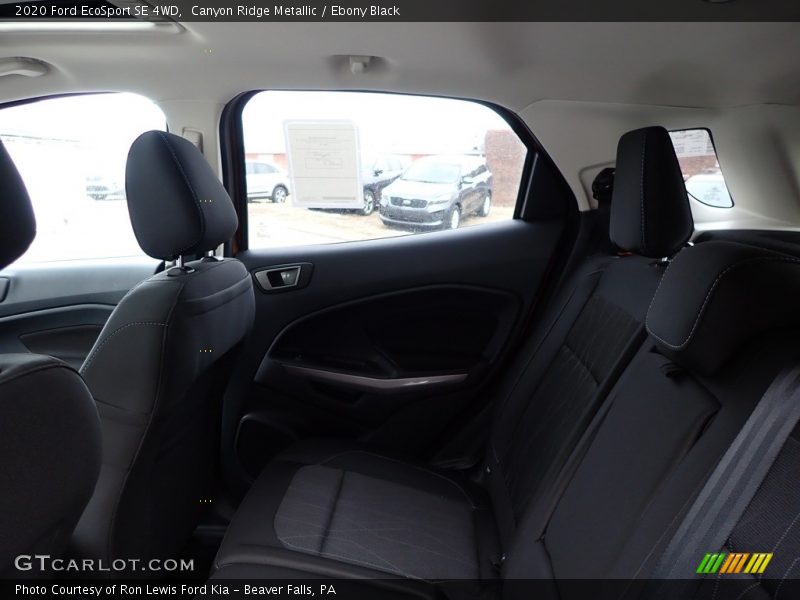 Canyon Ridge Metallic / Ebony Black 2020 Ford EcoSport SE 4WD