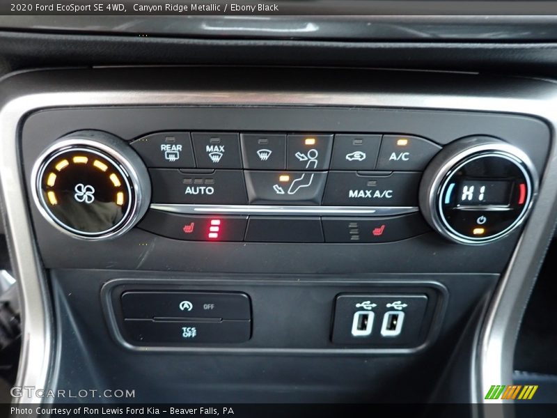Canyon Ridge Metallic / Ebony Black 2020 Ford EcoSport SE 4WD