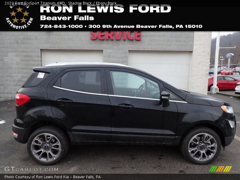 Shadow Black / Ebony Black 2020 Ford EcoSport Titanium 4WD