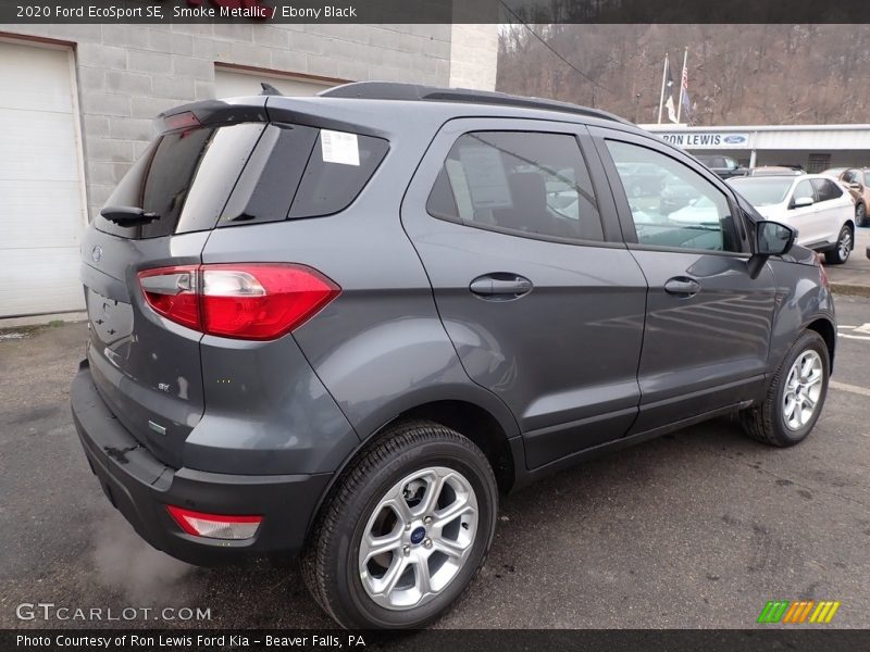 Smoke Metallic / Ebony Black 2020 Ford EcoSport SE