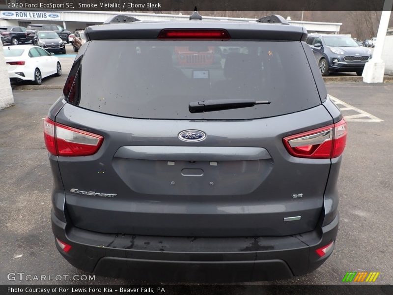 Smoke Metallic / Ebony Black 2020 Ford EcoSport SE