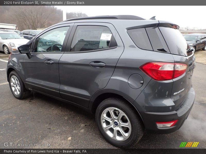 Smoke Metallic / Ebony Black 2020 Ford EcoSport SE
