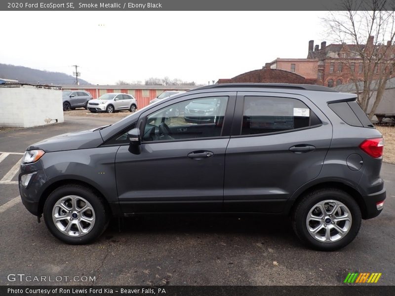 Smoke Metallic / Ebony Black 2020 Ford EcoSport SE