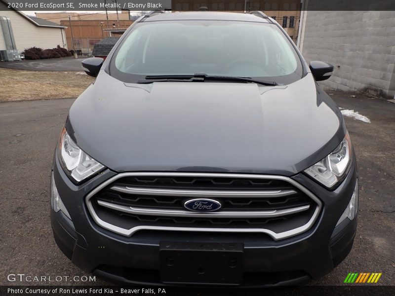 Smoke Metallic / Ebony Black 2020 Ford EcoSport SE