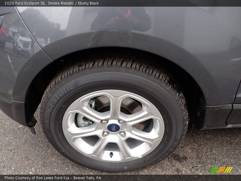 Smoke Metallic / Ebony Black 2020 Ford EcoSport SE