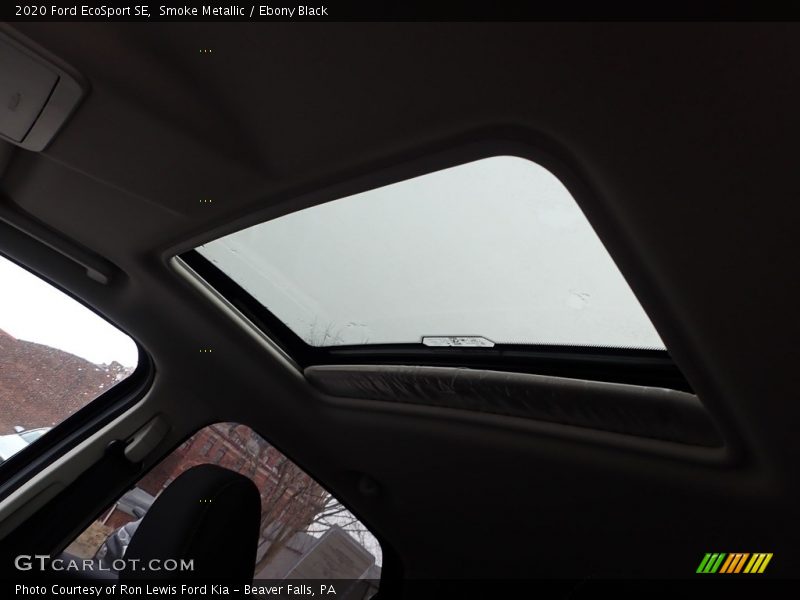 Smoke Metallic / Ebony Black 2020 Ford EcoSport SE