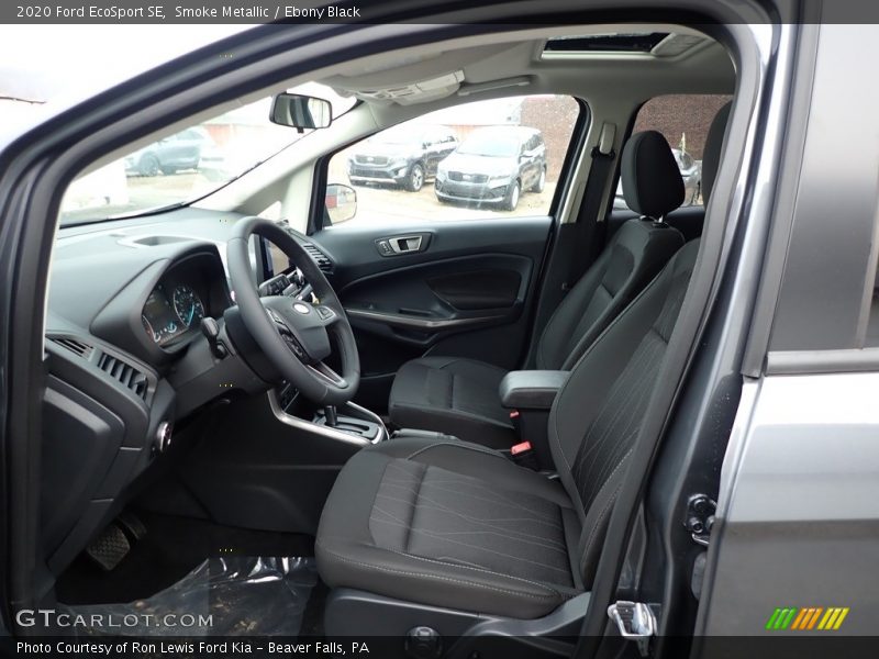 Smoke Metallic / Ebony Black 2020 Ford EcoSport SE