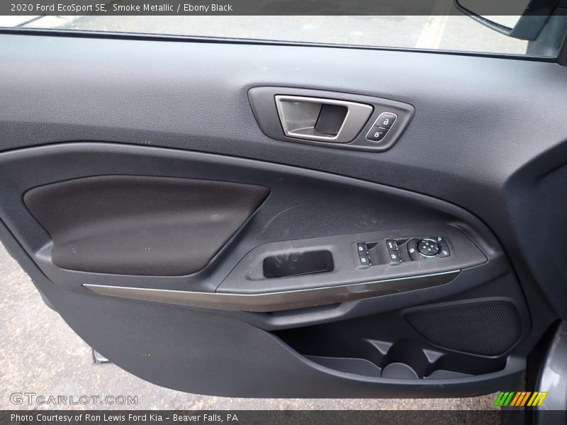 Smoke Metallic / Ebony Black 2020 Ford EcoSport SE