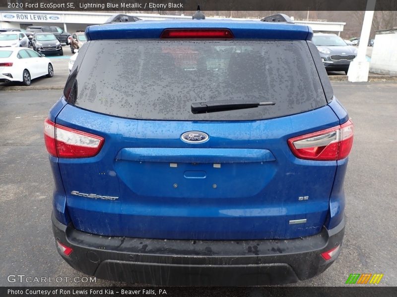 Lightning Blue Metallic / Ebony Black 2020 Ford EcoSport SE