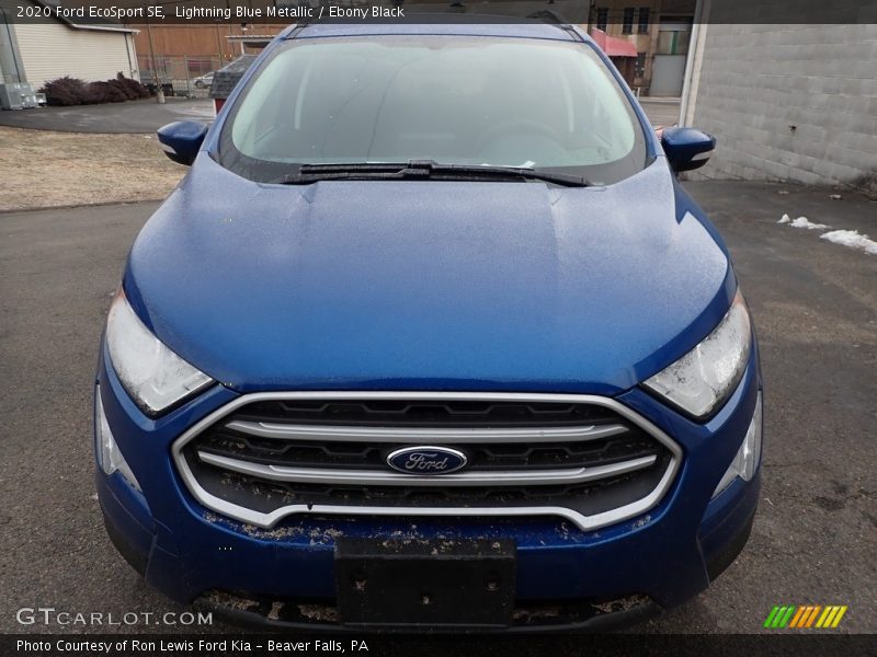 Lightning Blue Metallic / Ebony Black 2020 Ford EcoSport SE