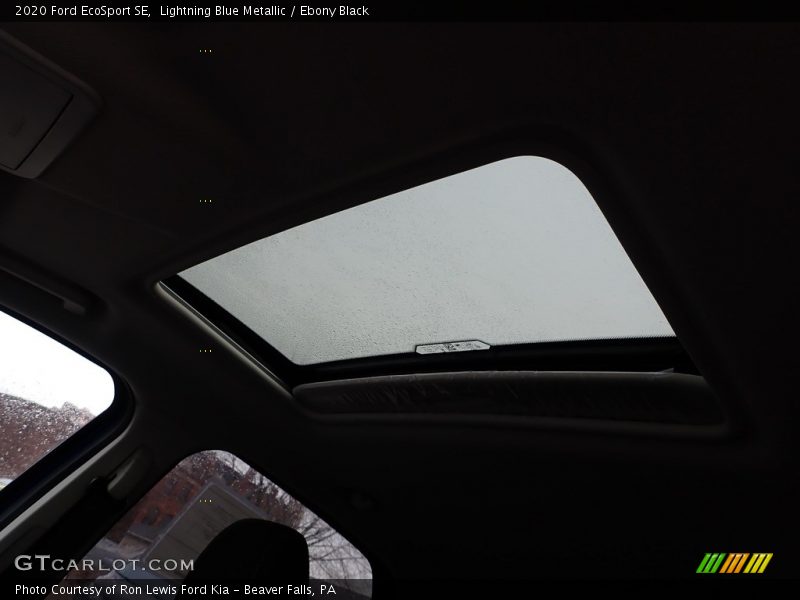 Lightning Blue Metallic / Ebony Black 2020 Ford EcoSport SE