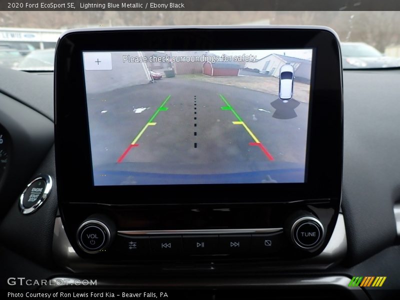Controls of 2020 EcoSport SE