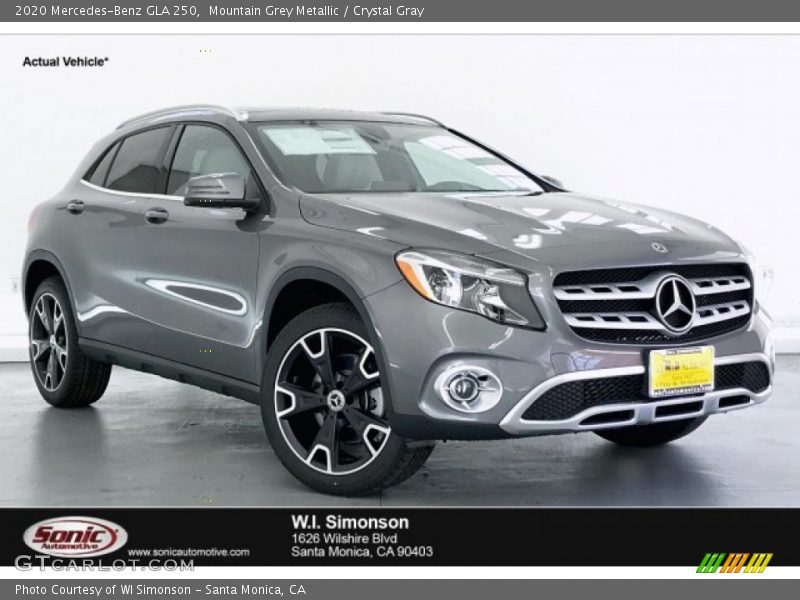 Mountain Grey Metallic / Crystal Gray 2020 Mercedes-Benz GLA 250