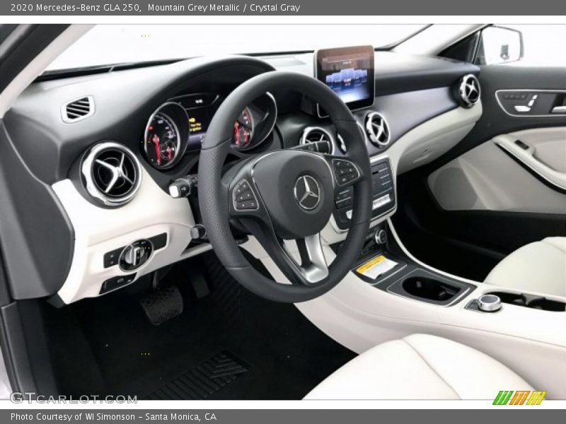 Dashboard of 2020 GLA 250