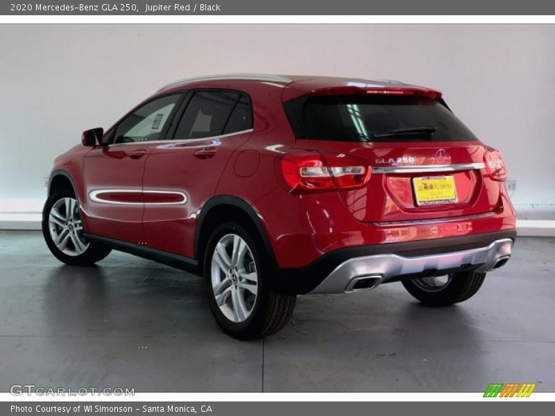 Jupiter Red / Black 2020 Mercedes-Benz GLA 250