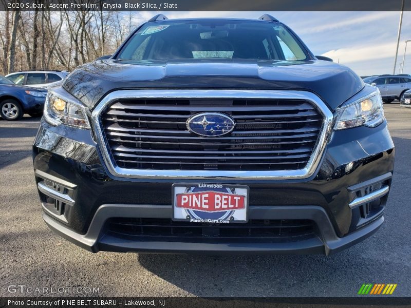 Crystal Black Silica / Slate 2020 Subaru Ascent Premium