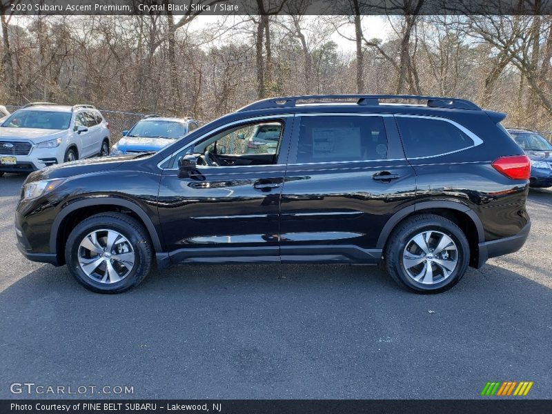 Crystal Black Silica / Slate 2020 Subaru Ascent Premium