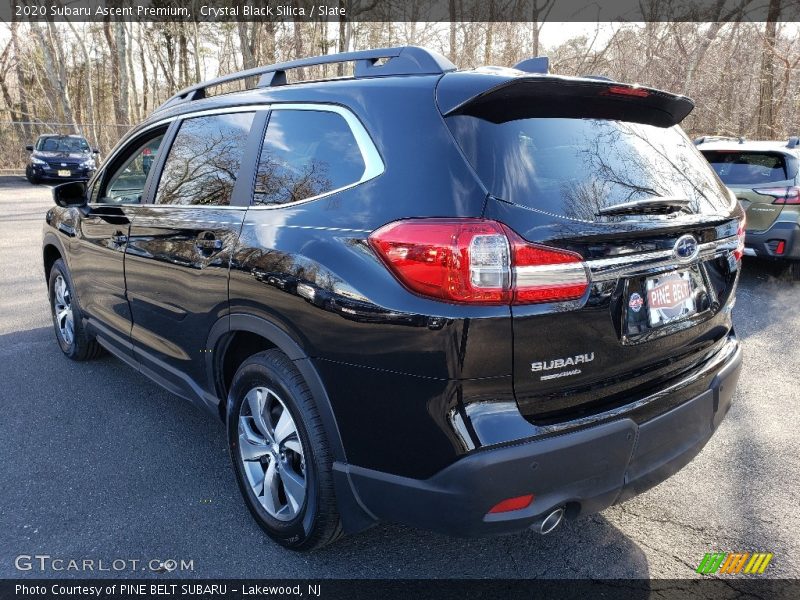 Crystal Black Silica / Slate 2020 Subaru Ascent Premium