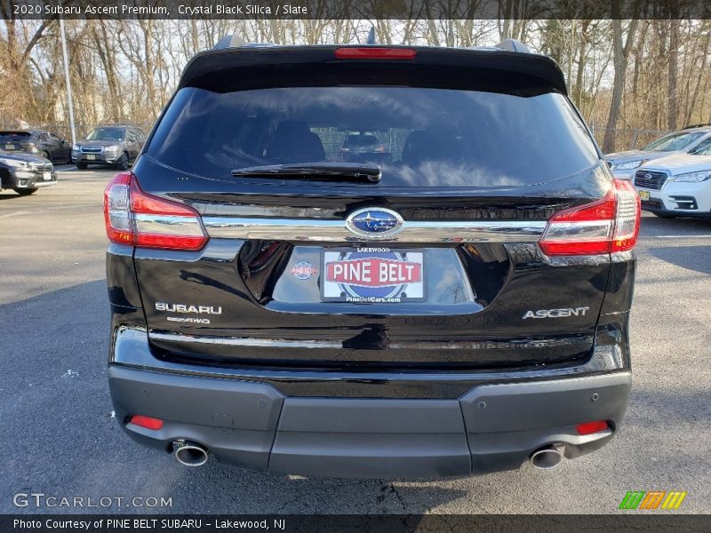 Crystal Black Silica / Slate 2020 Subaru Ascent Premium