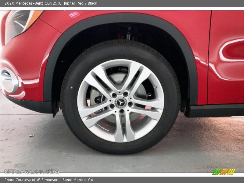 Jupiter Red / Black 2020 Mercedes-Benz GLA 250