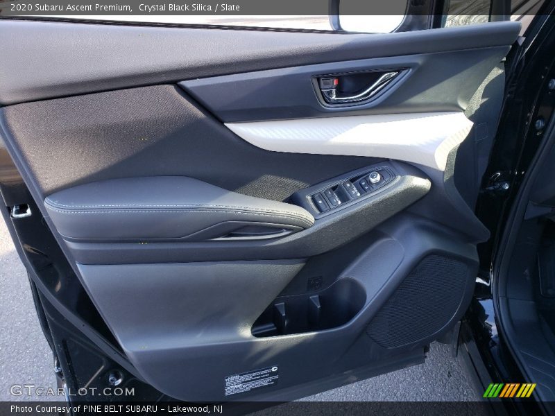 Crystal Black Silica / Slate 2020 Subaru Ascent Premium