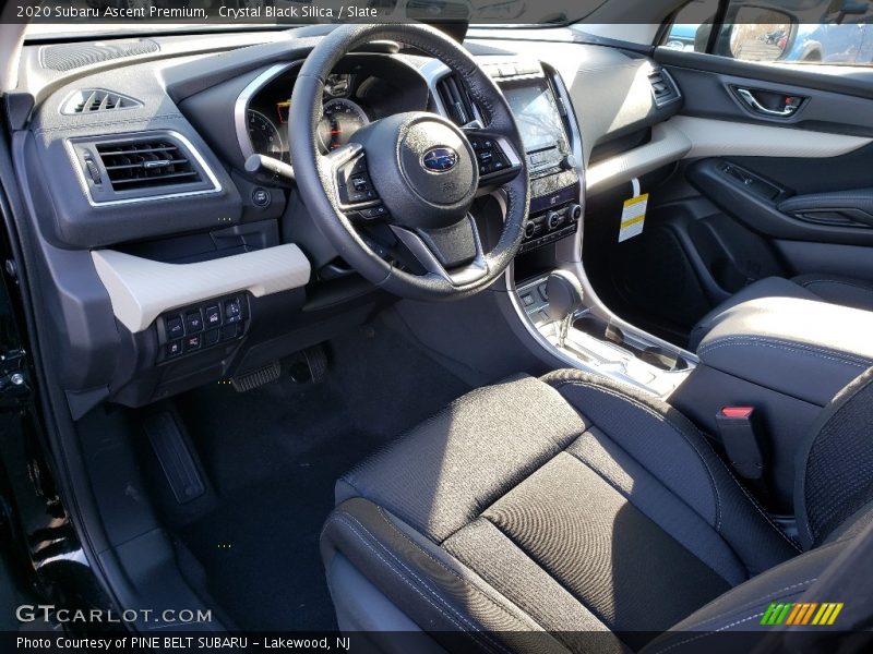 Crystal Black Silica / Slate 2020 Subaru Ascent Premium