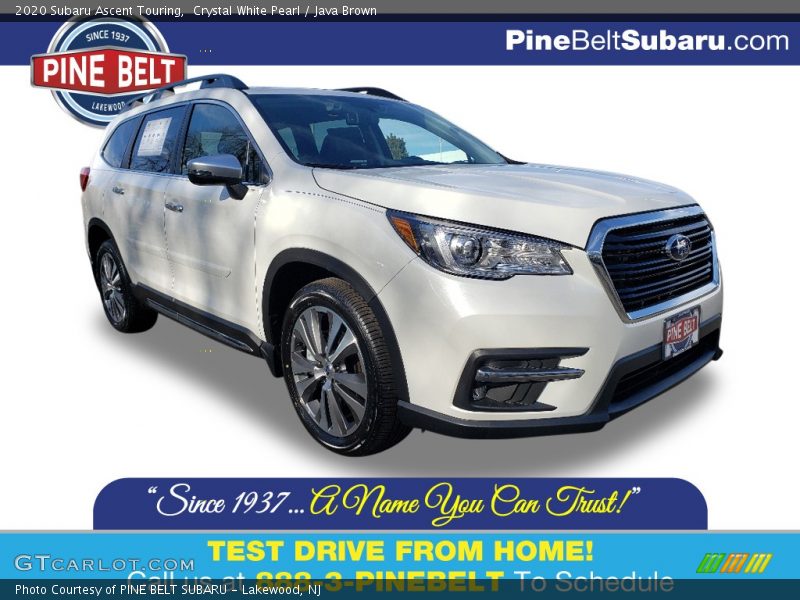 Crystal White Pearl / Java Brown 2020 Subaru Ascent Touring
