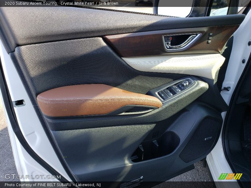 Crystal White Pearl / Java Brown 2020 Subaru Ascent Touring