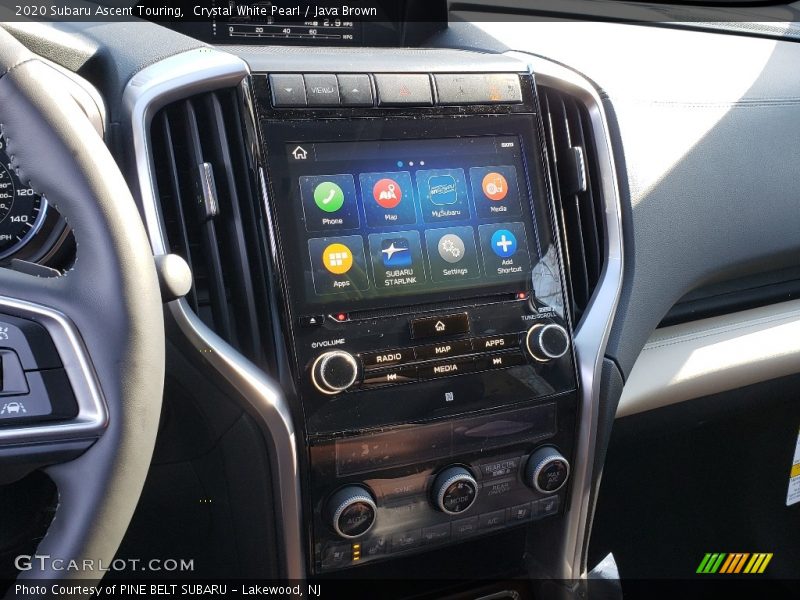 Crystal White Pearl / Java Brown 2020 Subaru Ascent Touring