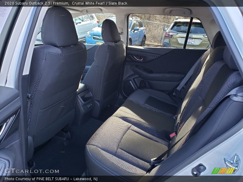 Crystal White Pearl / Slate Black 2020 Subaru Outback 2.5i Premium