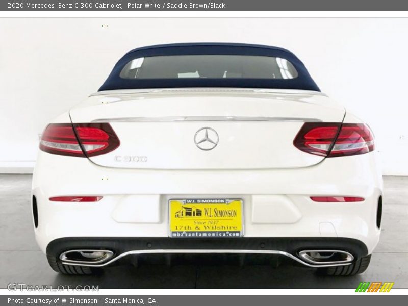 Polar White / Saddle Brown/Black 2020 Mercedes-Benz C 300 Cabriolet