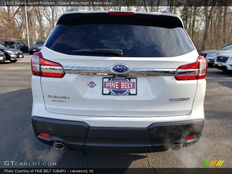 Crystal White Pearl / Warm Ivory 2020 Subaru Ascent Premium