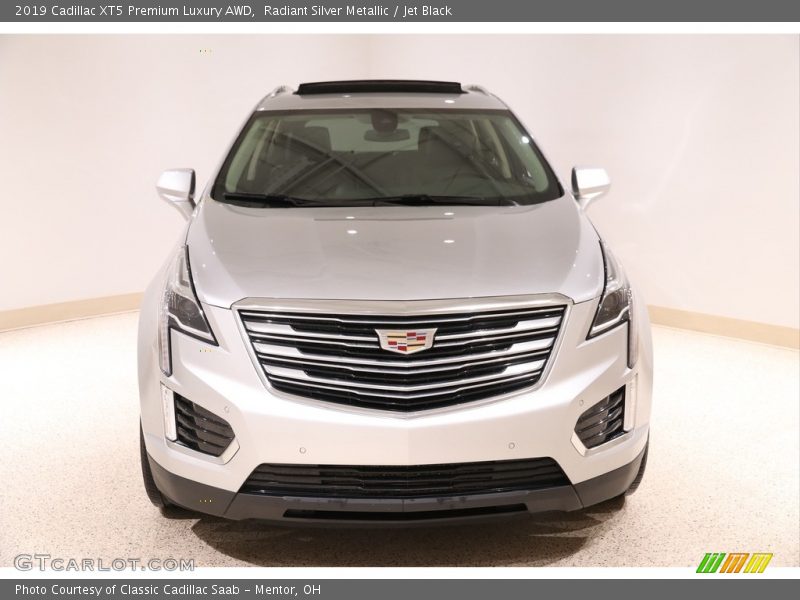 Radiant Silver Metallic / Jet Black 2019 Cadillac XT5 Premium Luxury AWD