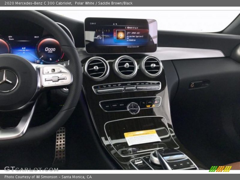 Polar White / Saddle Brown/Black 2020 Mercedes-Benz C 300 Cabriolet