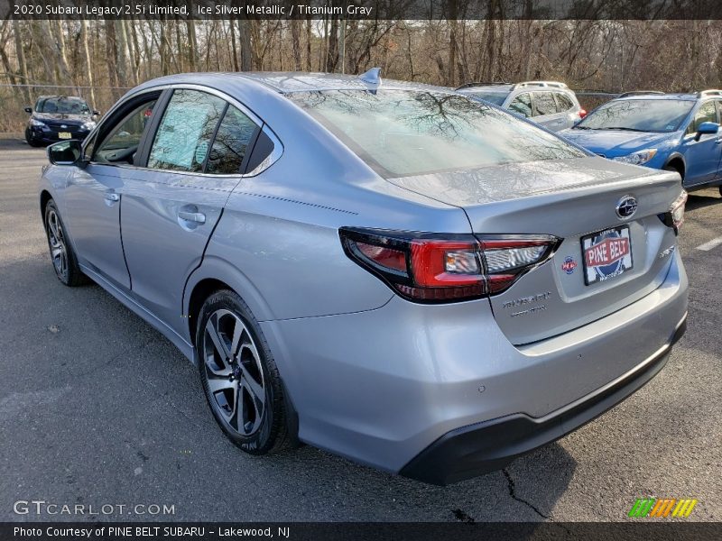 Ice Silver Metallic / Titanium Gray 2020 Subaru Legacy 2.5i Limited