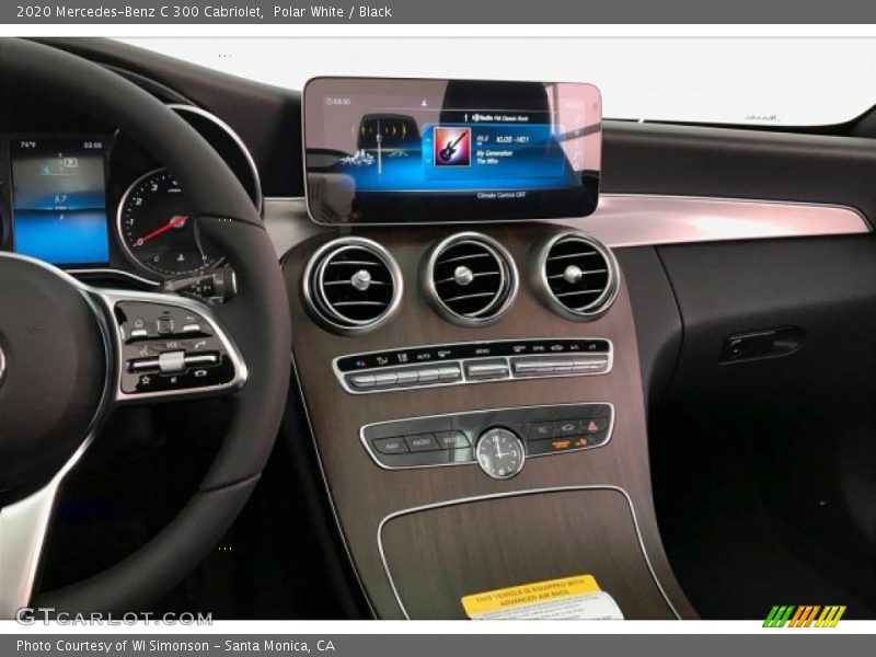 Polar White / Black 2020 Mercedes-Benz C 300 Cabriolet